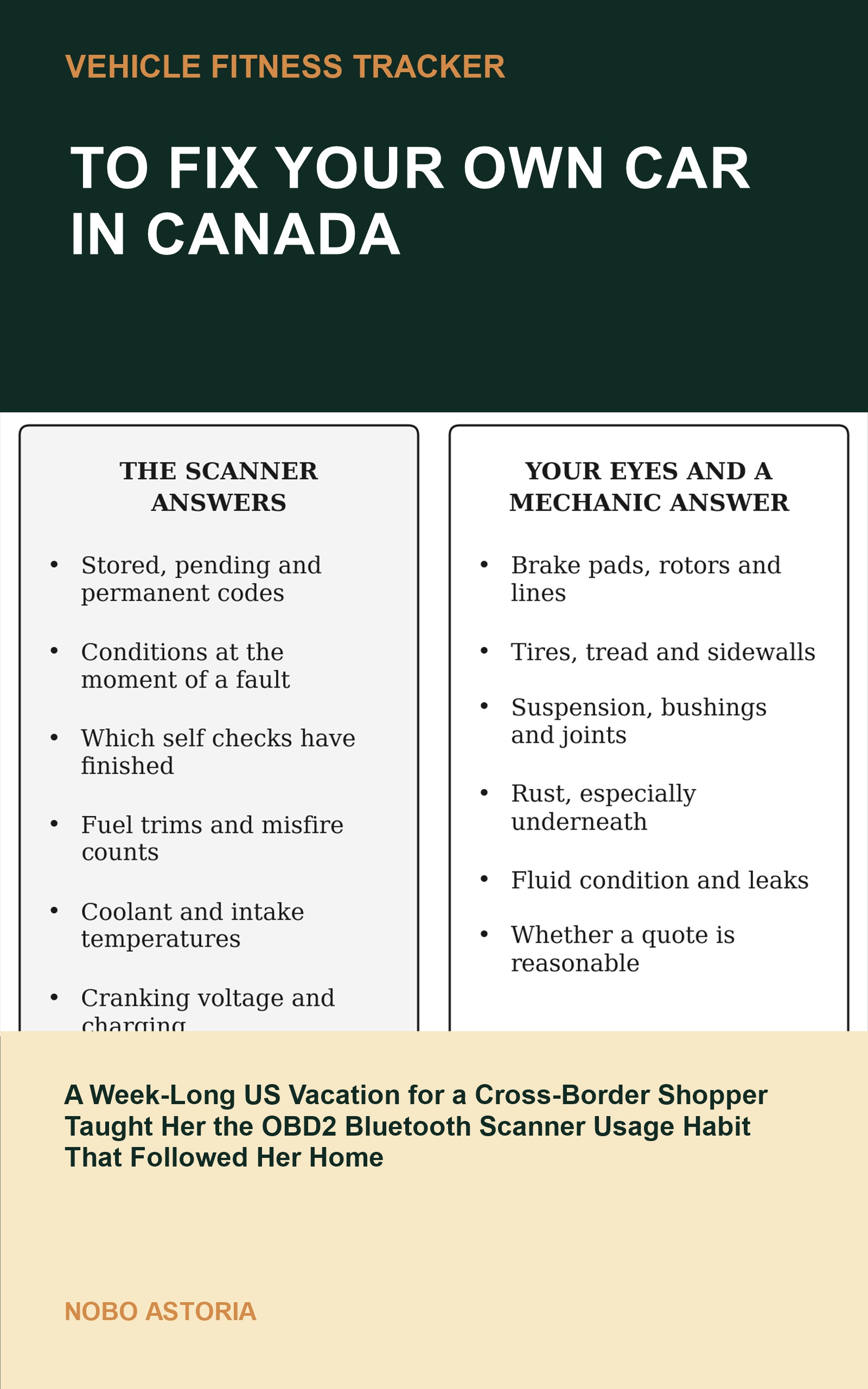 Cover artwork for To Fix Your Own Car In Canada