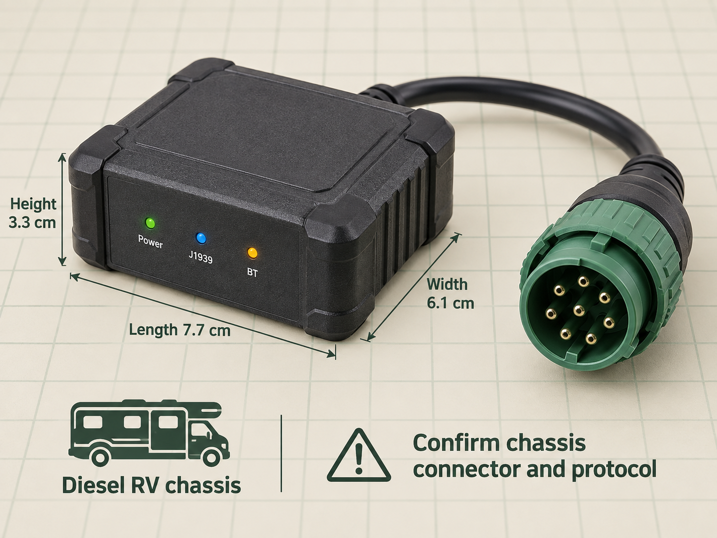 Brand-neutral diagnostic interface for RVs